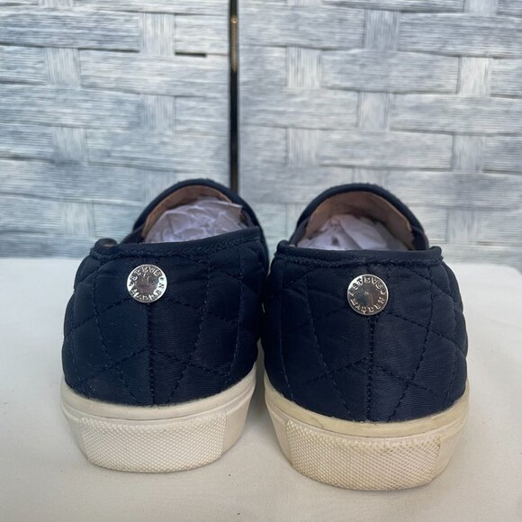 Steve Madden ECNTRCQT Slip-On quilted Upper Navy Blue sz 5.5B - Picture 4 of 7